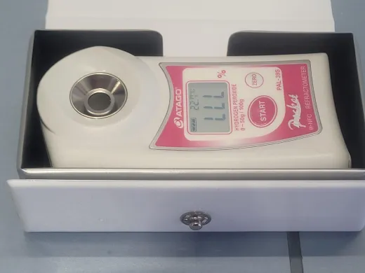 ATAGO PAL-39S Handheld Digital Refractometer for Hydrogen Peroxide Measurement