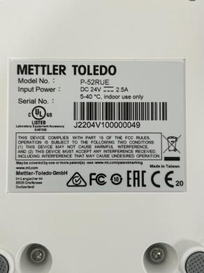Mettler Toledo P-52RUE Laboratory Thermal Printer for Instrument Data Output-cover
