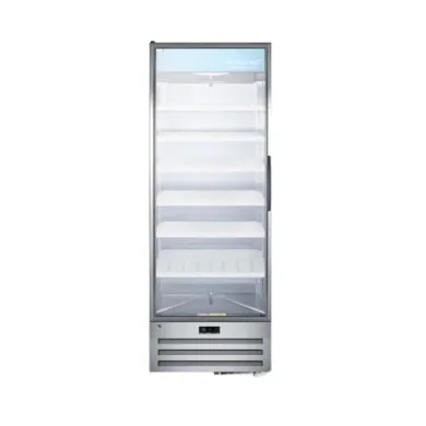 Accucold ACR1718LH 17 cu.ft. Pharmacy Refrigerator with Glass Door & Stainless Steel Interior