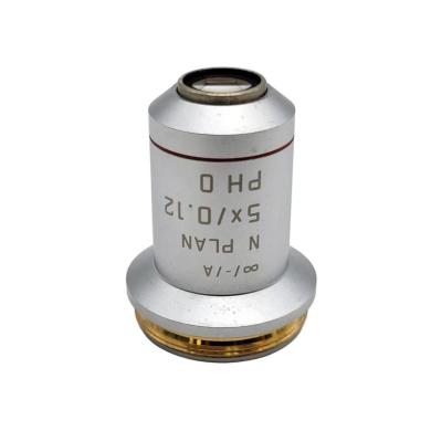 Leica N Plan 5x Ph0 Phase Contrast Microscope Objective 506090-cover