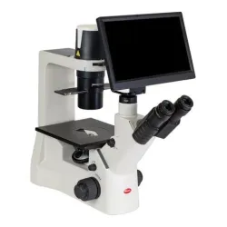 Motic AE2000 LED Trinocular Inverted Microscope w/ Moticam BMH4000X Microscope Camera, 3 of 5