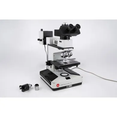 Leitz Metallux 3 NPL Fluotar Trinocular Darkfield Microscope