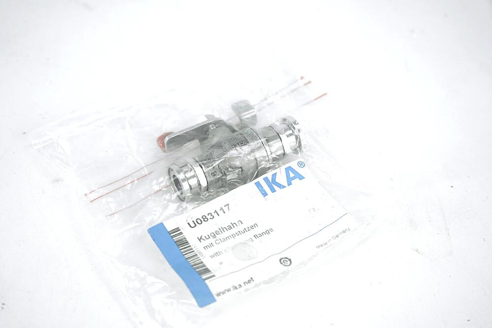 IKA U083117 Ball Valve with Clamp Connection and Clamping Flange
