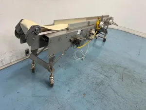 Dorner 9-Foot Stainless Steel Conveyor with Adjustable Legs and Casters, 4 of 10
