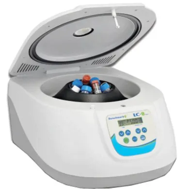 Benchmark Scientific LC-8 Plus Benchtop Centrifuge with 8 x 15ml Rotor, 5,000 rpm / 3,070 xg