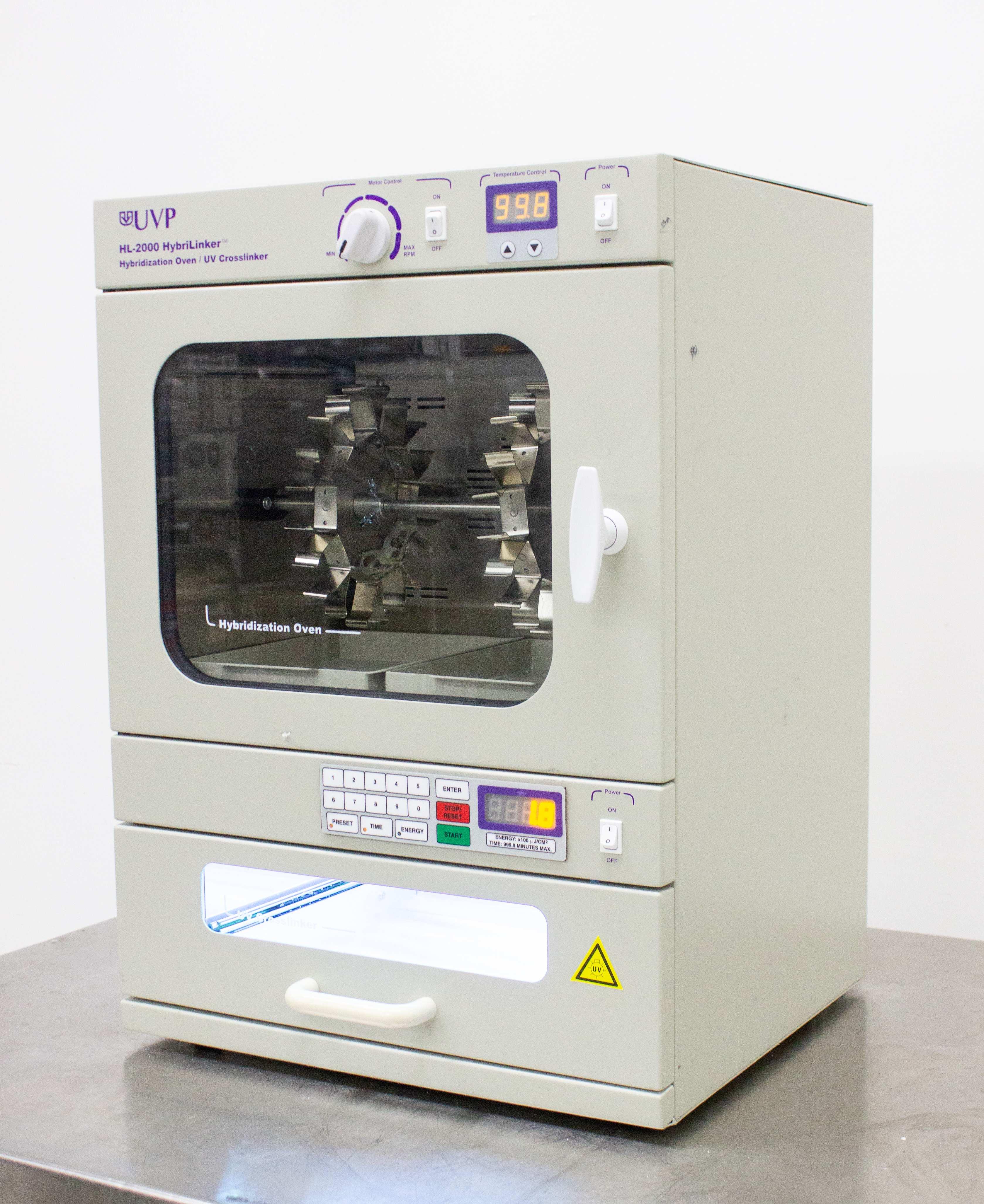 UVP HL-2000 Hybridization Oven with CX-2000 254nm UV Crosslinker, 10–99.9°C, 18 rpm