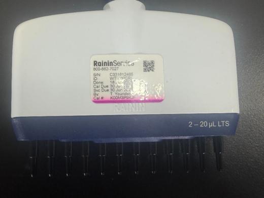 Lot of Rainin Single and Multichannel Pipettes-cover