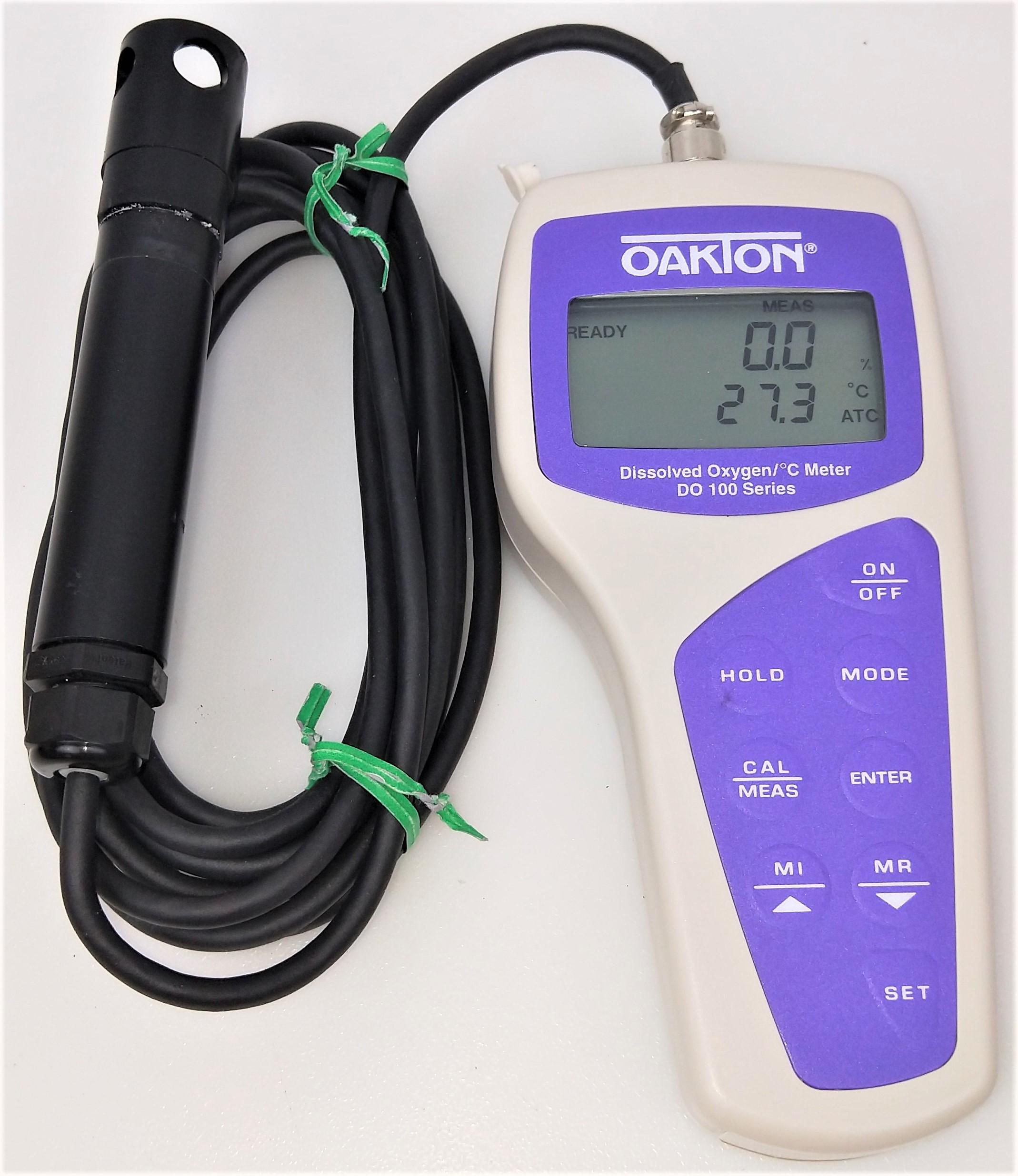 Oakton DO 100 Series Portable Dissolved Oxygen Meter with 10-Ft Cable and Probe