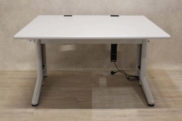 Electric Adjustable Laboratory Desk in Light Grey-cover