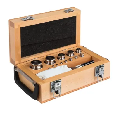 Radwag Cylindrical Weights, Set (1 g - 1 kg), Wooden Box