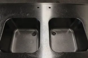 Stainless Steel Counter Top with Dual Sinks, 3 of 3
