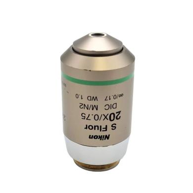 Nikon CFI Super Fluor 20x 0.75 NA DIC Microscope Objective M/N2 ∞/0.17-cover