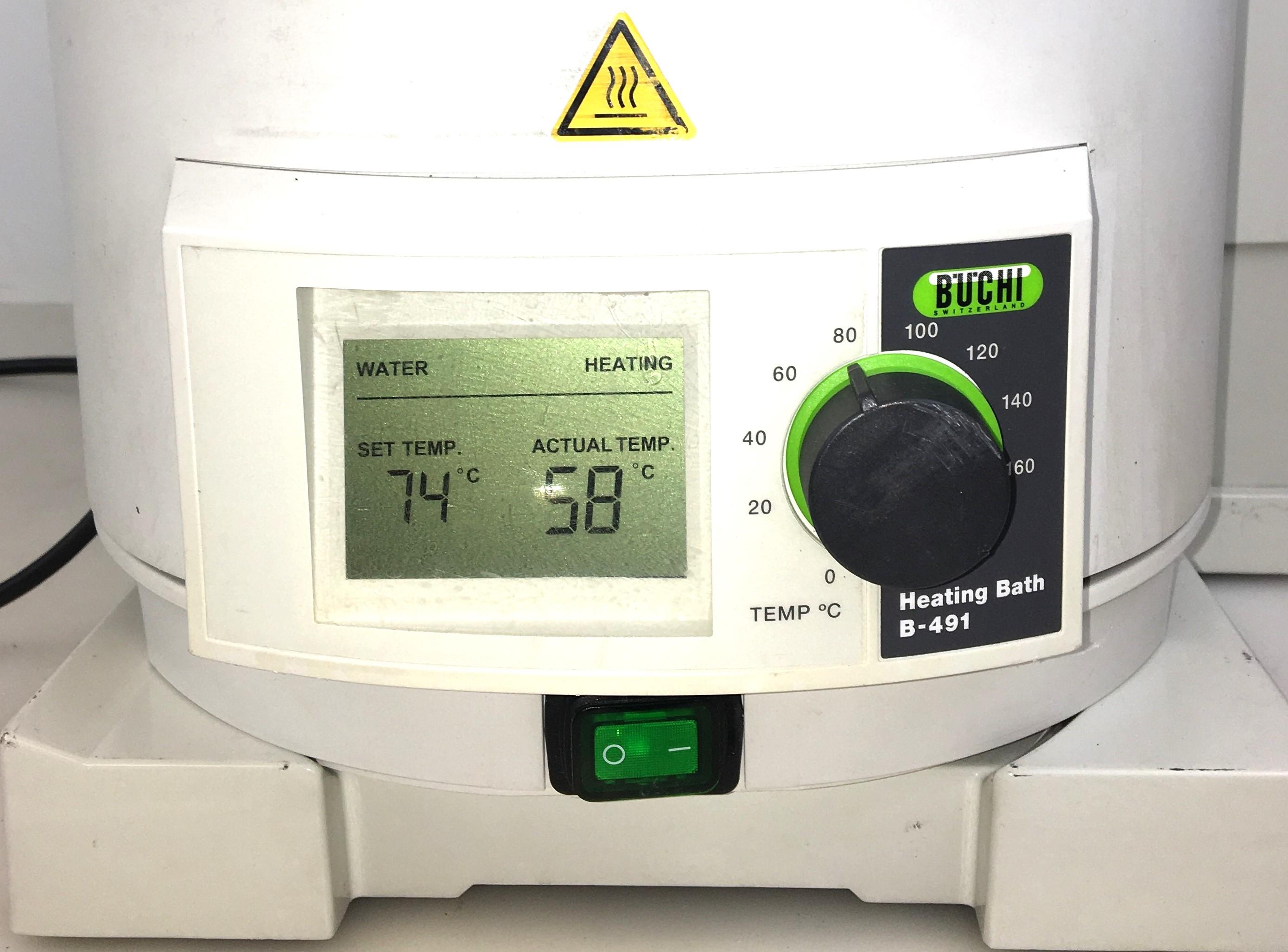 Buchi B-491 Digital Heated Water Bath for Rotary Evaporator (4L Capacity)