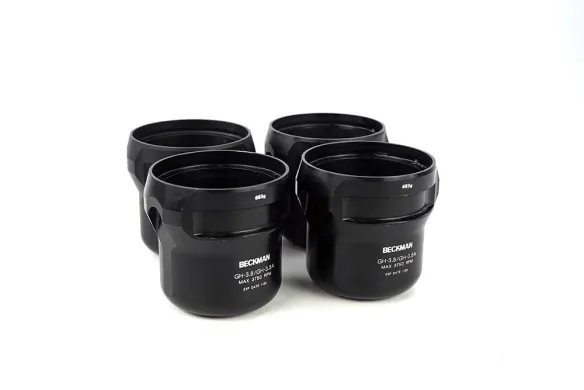 4 × Beckman GH-3.8 / GH-3.8A 750 mL Centrifuge Buckets for Allegra 6 Rotor