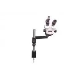 EMZ-5TR Trinocular Zoom Stereo Microscope with Articulated Arm Table Clamp Stand, 2 of 6