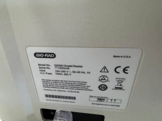 Bio-Rad QX200 Droplet Reader for 96-Well Plate Digital PCR Analysis-cover