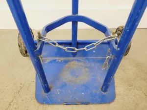 Single Gas Canister Truck with Cylinder Restraining Chains for Laboratory Gas Cylinder Transport, 6 of 6