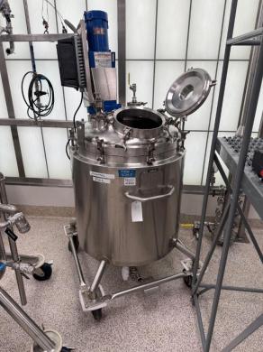 Walker Stainless 66 Gallon Jacketed Reactor with Lightnin Mixer and Agitator Motor-cover