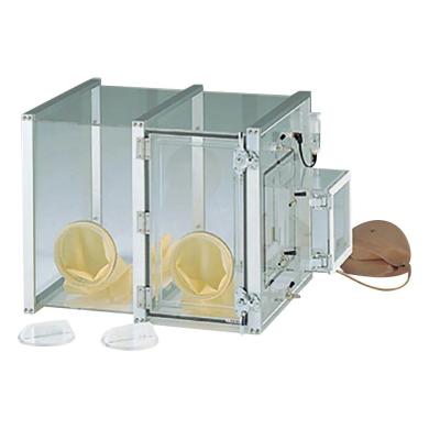 AS ONE 3-104-01 Positive Pressure Glove Box 745×480×480mm-cover