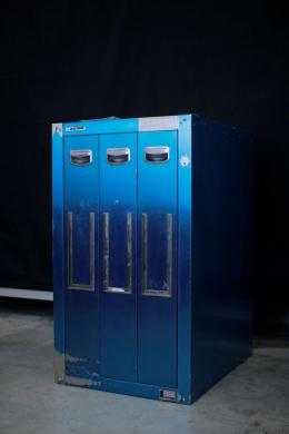 AS ONE SU-3N Lockable Chemical Storage Cabinet Stainless Steel-cover