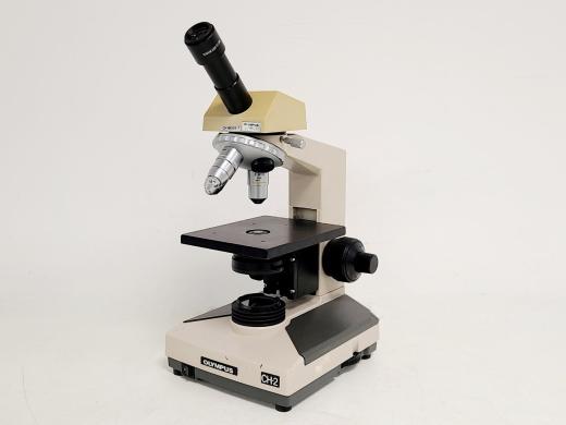 Olympus CH-2 Monocular Compound Microscope with CH-M045-T Objectives 0.25/0.65/1.25 Oil Immersion-cover