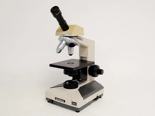 Olympus CH-2 Monocular Compound Microscope with CH-M045-T Objectives 0.25/0.65/1.25 Oil Immersion
