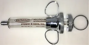 Popper & Sons Perfektum Micro-Mate 20cc Glass Interchangeable Syringe with Metal Luer-Lock, 2 of 2
