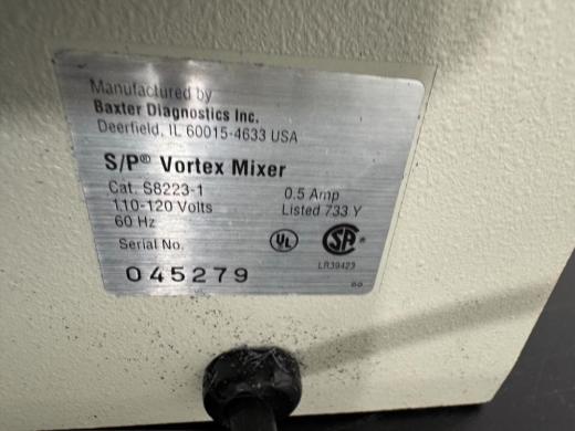 Baxter Scientific Products S/P Benchtop Vortex Mixer with Manual Control-cover