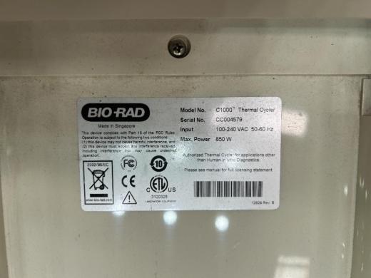 Bio-Rad C1000 Benchtop Thermal Cycler with 96-Well Block and Heated Lid-cover