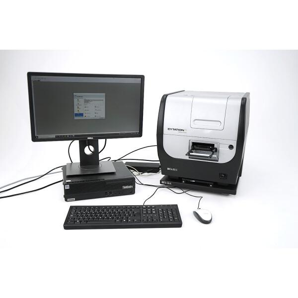 Agilent BioTek Cytation 3 CYT3MV-SN Cell Imaging Multi-Mode Microplate Reader with RFP, GFP, DAPI Filters and 5x/20x Lenses