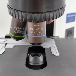 Olympus BX51 Metallurgical Reflected Light Microscope with Trinocular Head, 6 of 9
