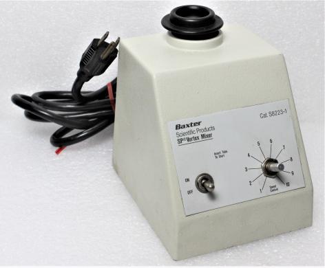 Baxter Vortex Mixer S8223-1 Variable Speed 500-3000 RPM Laboratory Mixer-cover