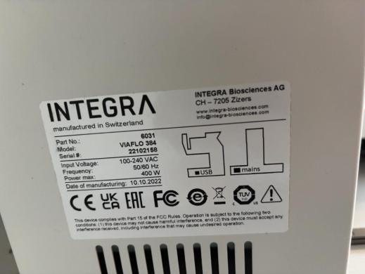 Integra Viaflo384 Automatic Pipettor-cover
