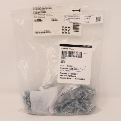 TE Connectivity PIDGE Ring Tongue Terminal 16-14 AWG #6, Model 320619 (Pack of 398)-cover