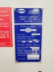 Rodwell Ensign 125 Laboratory Autoclave, 11 of 16