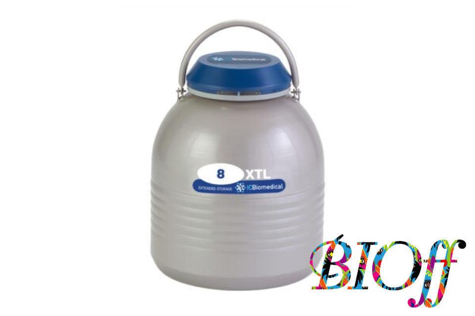 IC Biomedical XTL8 8 L Liquid Nitrogen Storage Dewar