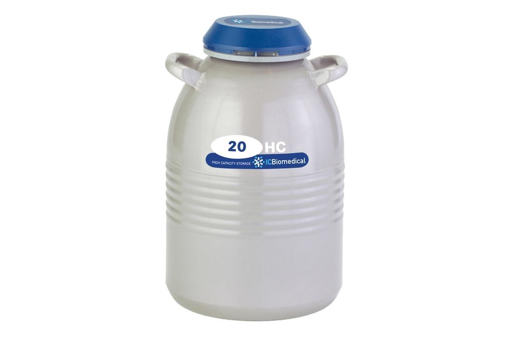 Taylor Wharton HC20 Series Liquid Nitrogen Freezer with Six 11" Canisters, 684x2.0 ml Vial Capacity