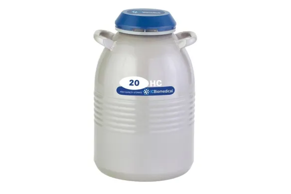 Taylor Wharton HC20 Series Liquid Nitrogen Freezer with Six 11" Canisters, 684x2.0 ml Vial Capacity
