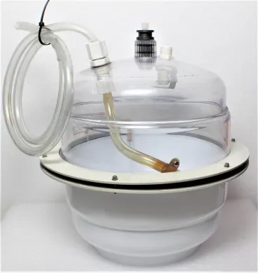 Bel-Art Desiccator Polycarbonate 12 with Multiple Tubing Inlets for Controlled Moisture Environments