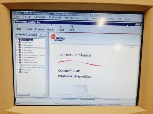 Beckman Coulter Optima L-100 XP Ultracentrifuge for High-Speed Biotech Applications, 16 of 23
