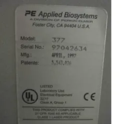 ABI Prism 377 DNA Sequencer, 2 of 2