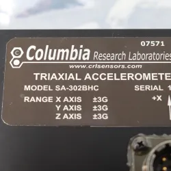 Columbia Research Force Balance Triaxial Accelerometer SA-302BHC, 7 of 7