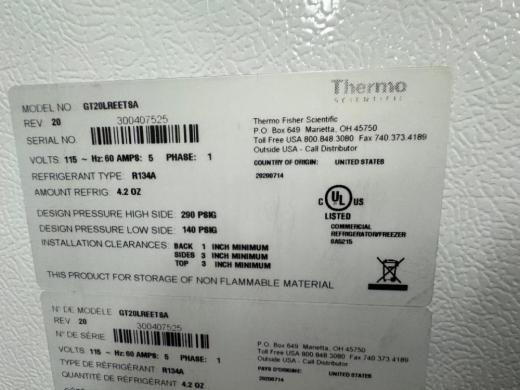 Thermo Laboratory Refrigerator-cover