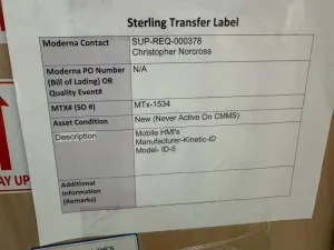 Unused Kinetic ID Mobile Stainless Steel HMI Workstations - Quantity 2, 6 of 7