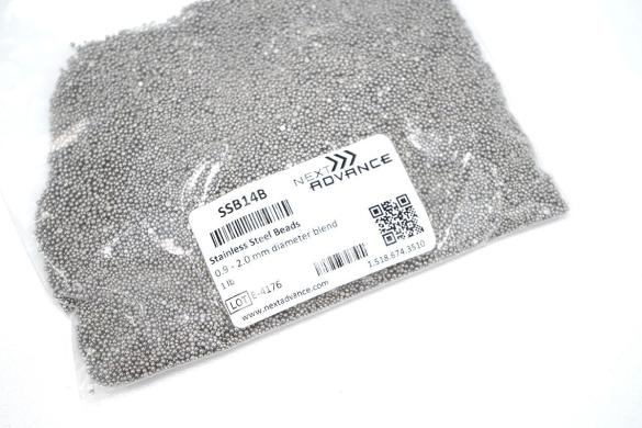 Bertin Technologies SSB14B Stainless Steel Balls, 0.9–2.0 mm Blend, 1 lb (450 g)