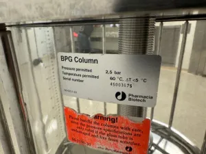 Pharmacia Biotec BPG Preparative Chromatography Column with Stainless Steel Frame, 2 of 2