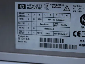 Agilent G1316A COLCOM Column Compartment with Temperature Control, 6 of 6