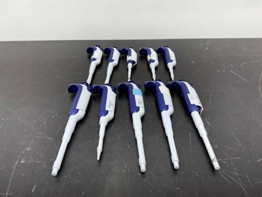 Rainin Pipet-Lite XLS Single Channel Pipettes (Set of 10) for Precise Liquid Handling-cover