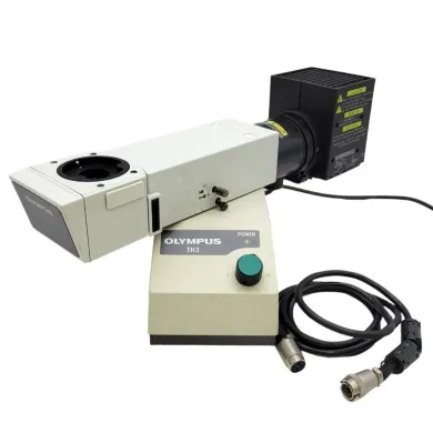 Olympus Vertical Illuminator U-KMA100 with 12V 100W Halogen Lamphouse and TH3-100 Power Supply