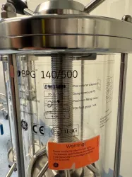 GE BPG 140/500 Preparative Chromatography Column with Adjustable Piston Packing, 2 of 2
